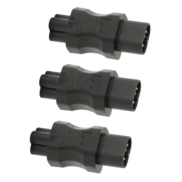 [RM]3st IEC320 C8 til IEC320 C5 strømadapter IEC320 han C8 til hun C5 strømstik Adapter til PDU-chassis UPS-stik