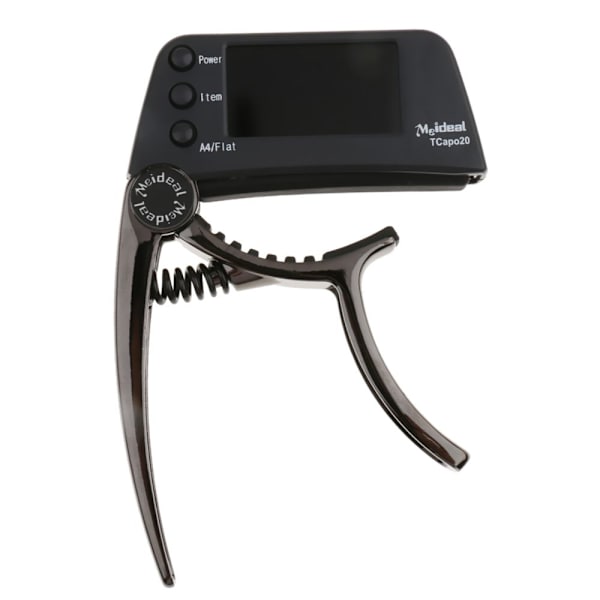 Tcapo20 Professionell Akustisk Elektrisk Basgitarr Violin Capo Stämapparat Svart