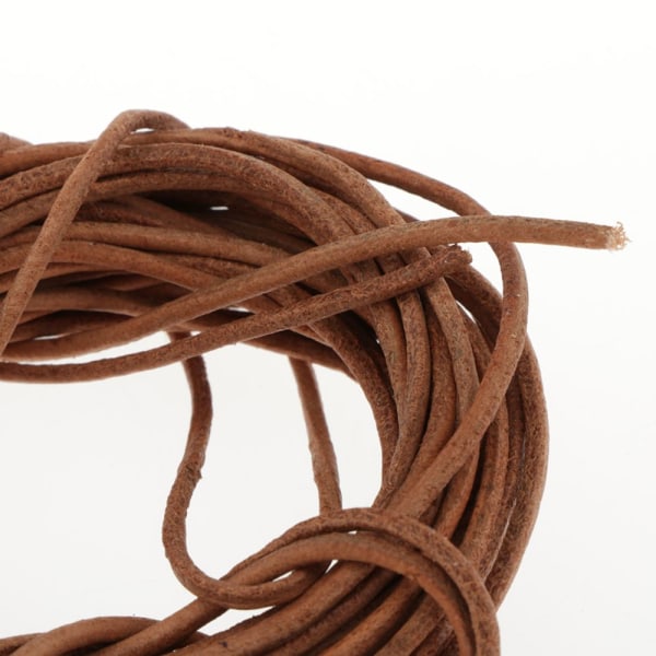 Meters lädersnöre Smycken gör armband DIY Tråd: 2mm