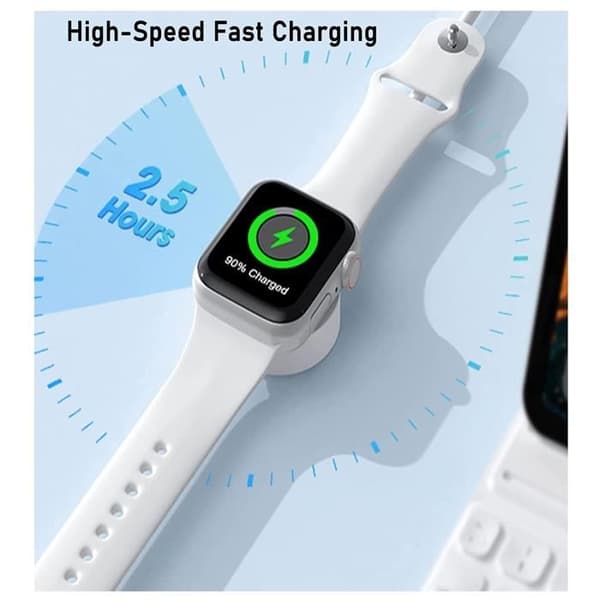 Apple Watch-laddare - 2023 Uppgraderad version - Snabbladdning - USB-C - Kompatibel med alla modeller