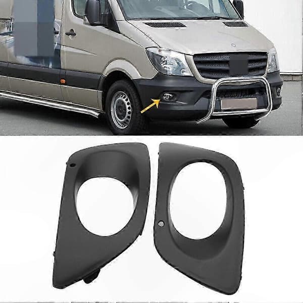 Dimljusram för stötfångare fram för Sprinter W906 2006-2016 Grillskydd Dekorationstillbehör A90688503539B51 Black