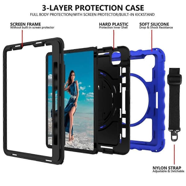 Hardt etui til iPad Pro 11 tommer 2020 Blue
