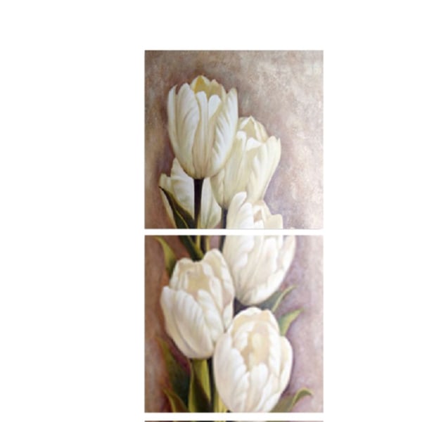 Panel Tulpan Blomma Canvas Målning Tryck Bild Väggkonst Dekor l