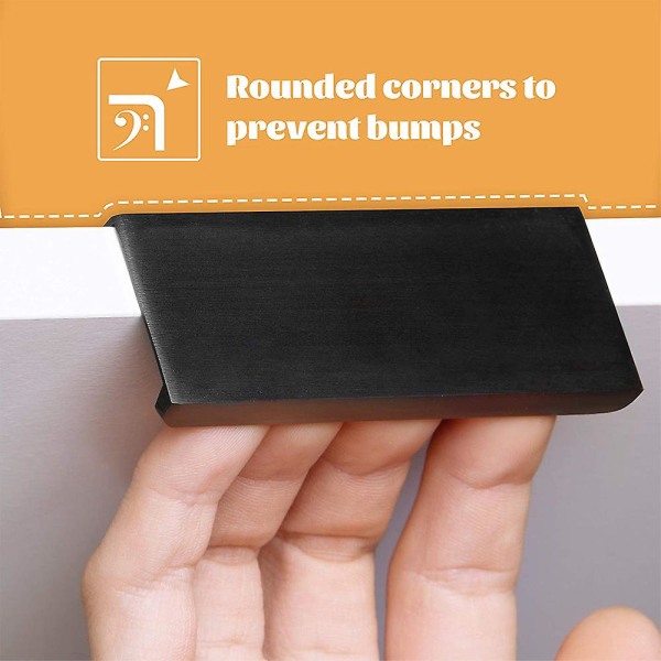 5-pack Moderna Finger Edge Pull Möbelhandtag Lådhandtag
