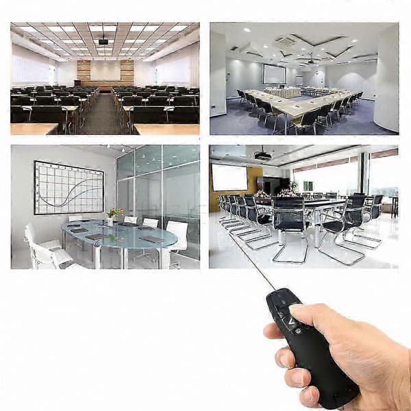Ny R400 2,4 GHz trådløs USB-presenter med rød laserpeker for PowerPoint-presentasjoner
