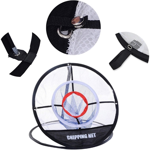 Pop Up Golf Chipping Nät Övningsnät Portabel Golf Disc Tillbehör