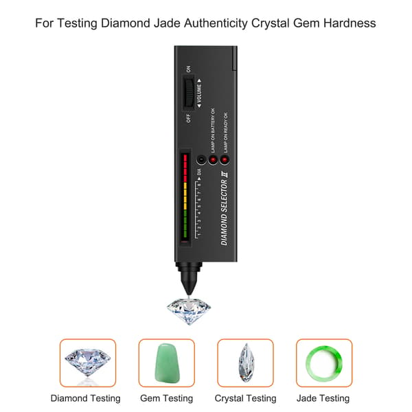 [RM] Diamond Selector II Professional LED Diamond Tester Diamond Indicator Jewelry Gemstone Crystal Jade Selector Test Pen Tool High Accuracy