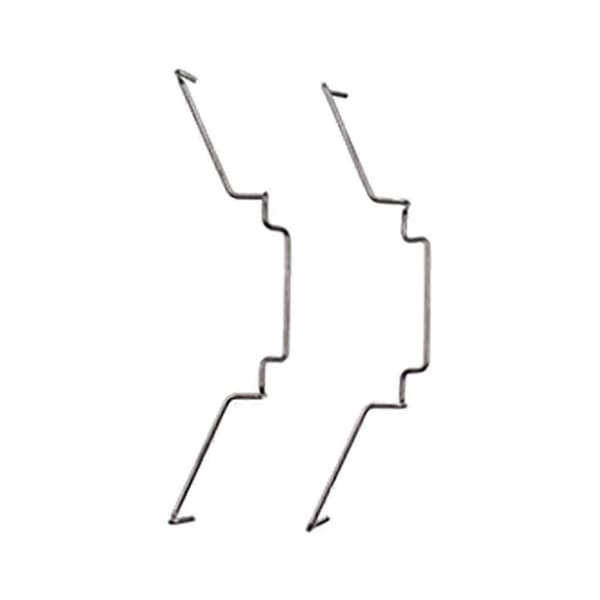 2 stk. varmeafledende clips til computer CPU-køleventilator, rustfrit ståltråd, fastgørelsesbeslag 12 cm Down hook 12CM