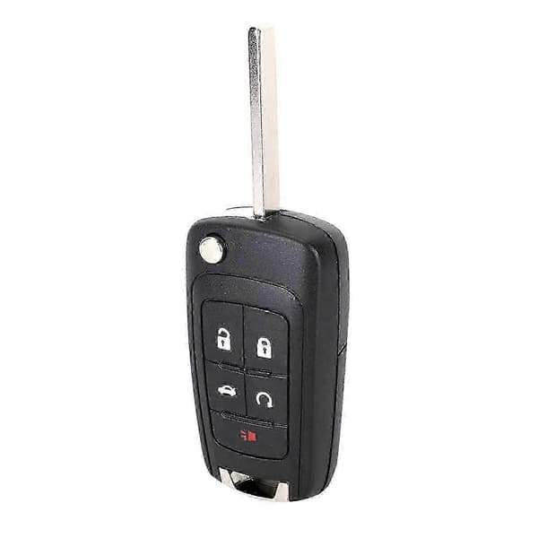 5 knapper flip nøglefob etui skal udskiftning passer til Chevrolet Camaro 2010-2013