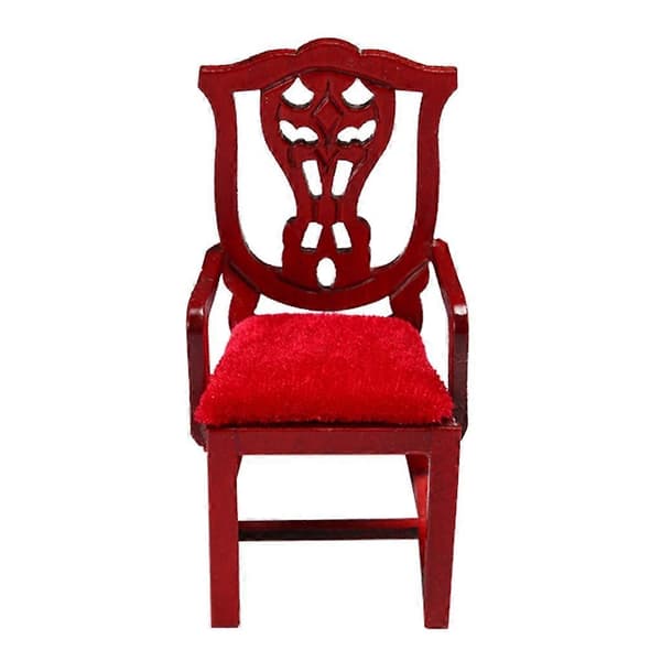 1:12 Miniaturhuse Møbler Træ Enkelt Sofa Stole Lænestole Tilbehør