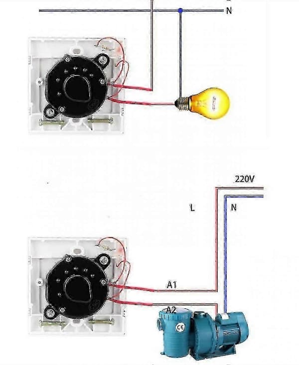 [RM] 120-minutters nedtællingstimer-kontakt, AC 220V 15A mekanisk timer-stik, 86 panel tidsstyringsknap (PrettyJ)