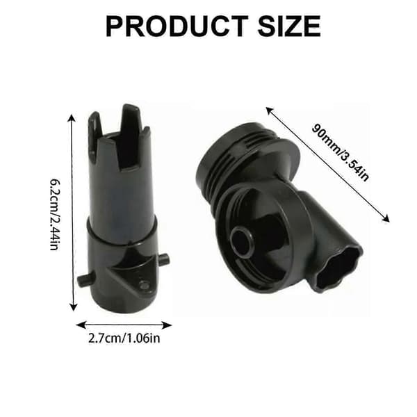 Nem at bruge pool-udluftningsventiladapter Slangeadapter T-stikadaptere Poolreparationsdel Velegnet til reparation af pool 1 set