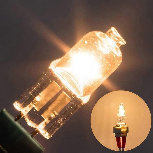 20-pakning G4 Halogen JC-lamper, 12V Bi-Pin Base, 2800K Varmhvite Wolframlys for Generell Bruk
