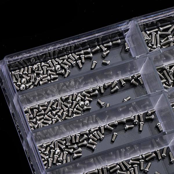 Reparationsverktyg för Klockor Självgängande Rostfria Stålskruvar 1.6mm-6mm