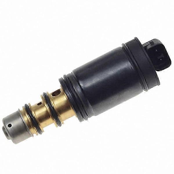 Elektronisk Kontrolventil til Bil AC Kompressor Solenoid System Black