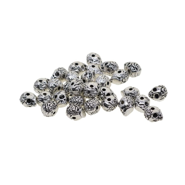 30 st Charm Legering Distanspärlor För Smyckeshantverk Tibetanskt Silver