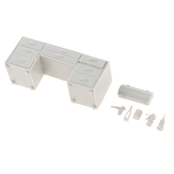1/35 Soldatscen Soldattillbehör Arbetsbänk Modellleksaker DIY