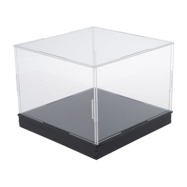 Transparent Akryl Displaybox Dammtät Figurer Leksaksmodell Monter 10x25x15cm