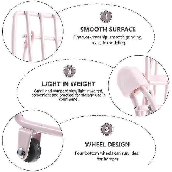 Handlekurv for barn papegøyeleker