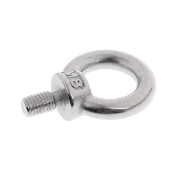 304 Rostfritt Stål DIN 580 Maskin Skulder Lyft Öglebult Marin M8x13mm 4x