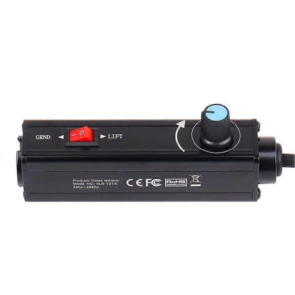 Stereo Ground Loop Isolator 3,5 mm till XLR Audio Isolator Audio Noise Isolator Brusreducerare Isolator för PC till Mixer