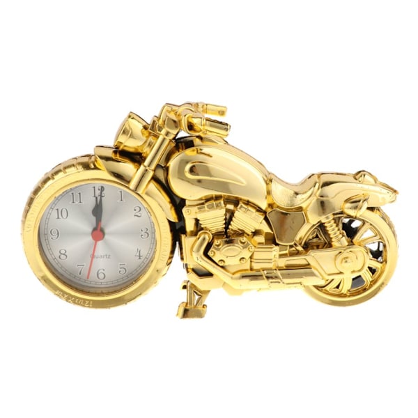 retro motorcykel klocka skulptur motorcykel modell konst hantverk dekor gyllene a