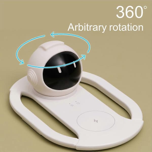 [RM]2-i-1 Trådløs Oplader og Natlampe - USB Opladning Sengelampe til Ornament Design, Ideel til Forbedring af Søvn White