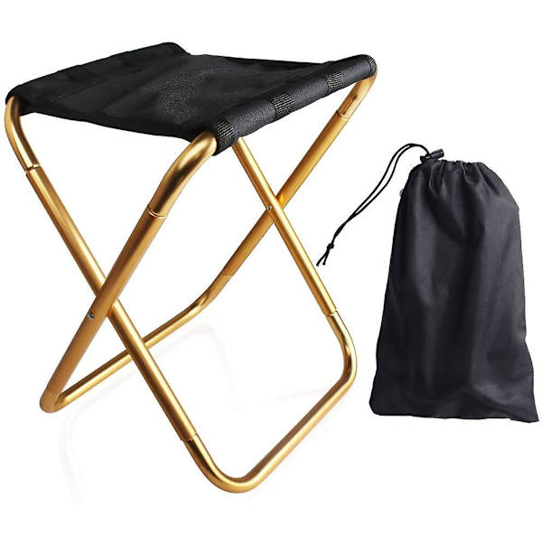Campingpall Utomhuspall Hopfällbar Aluminium Fällpall