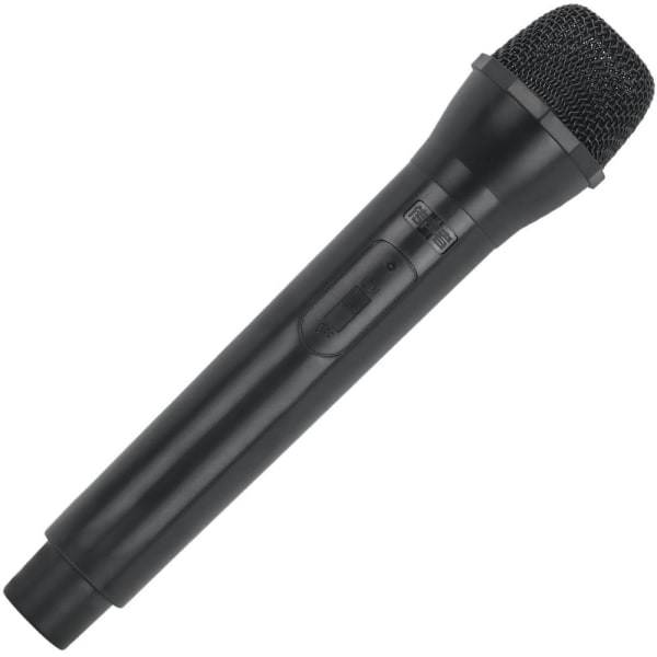 Konstgjord plast Trådlös mikrofontillbehör Fake Mic Toy Handheld Black