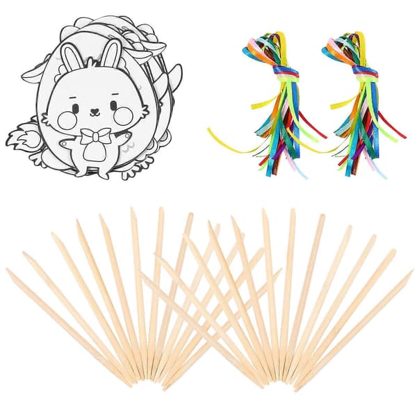Påske skrapelodd for DIY håndverk 1 sett