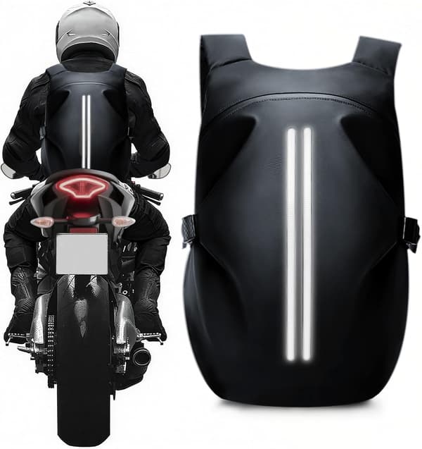Motorcycle Backpack - Men Women - Helmet Backpack Motorcycle Helmet Bag - Motorcycle Helmet Bag Backpack - Waterproof Motorcycle Helmet Backpack - 40L