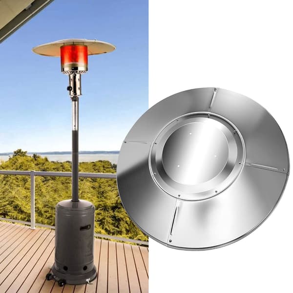 [RM]Aluminum Heat Reflective Shield 5 Panels Heat Concentration Patio Heater