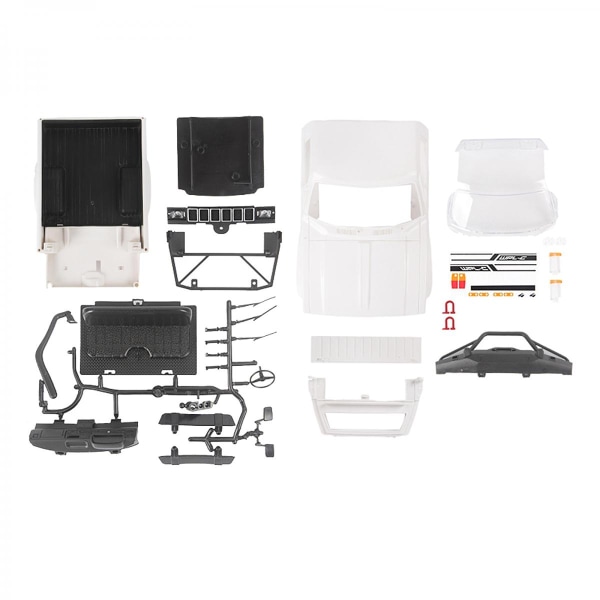 DIY RC Bil Kaross Kit, 1:16 4WD Auto Montering RC Bil Kaross Kit DIY Reservdelar Lämplig för WPL C14 C24 Terräng Klätterbil