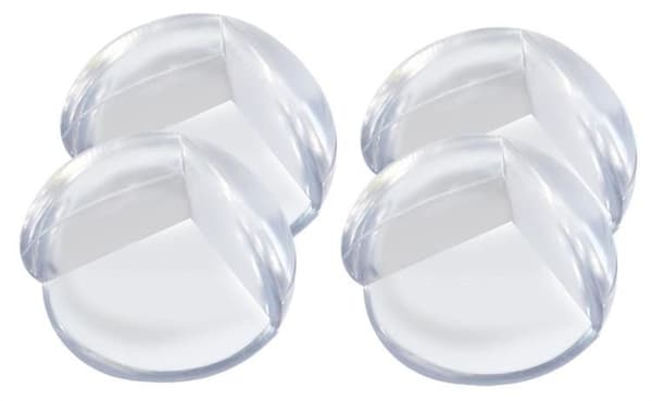 Hörnskydd i silikon - 4-pack Hörnskydd transparent transparent