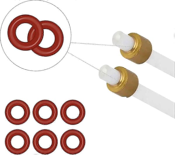14-piece O-ring kit for maintenance, compatible with support valves, steam valves and group outlets for Phillips Saeco Spidem and Gaggia machines Set1 Set1 Set1