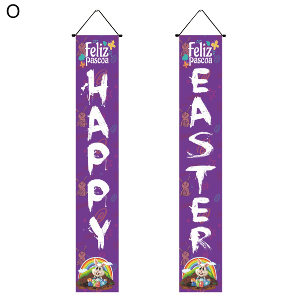 1 Par Påskstil Festlig Touch Högtidspar Polyester Elegant Välsignelse Par Dekor för Hemmet O