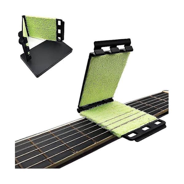 2 st gitarrsträngrengörare, används för rengöring av strängar och greppbräda för gitarr/bas/mandolin/ukulele