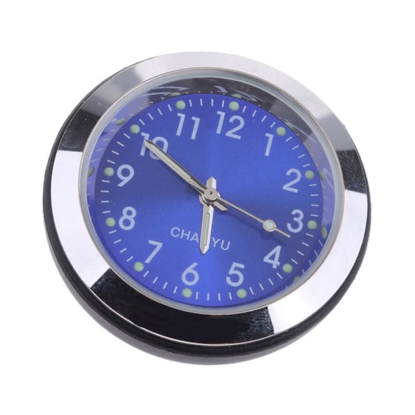 Snygg bilklocka väckarklocka med metallställ Digital interiörprydnad Blå