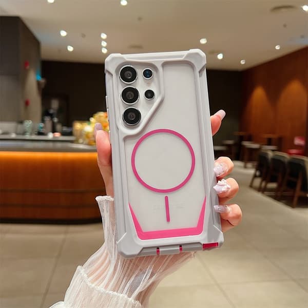 Mobilskall til Samsung Galaxy S26 Ultra Magnetisk TPU - Rosa