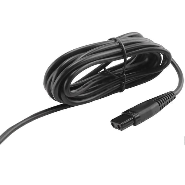 Erstatningsopladeradapter til elektrisk barbermaskine hårklipper tilbehør Black EU Plug
