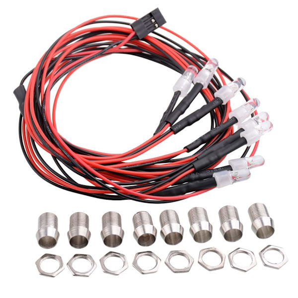 inomhus utomhus LED RC bil ljus