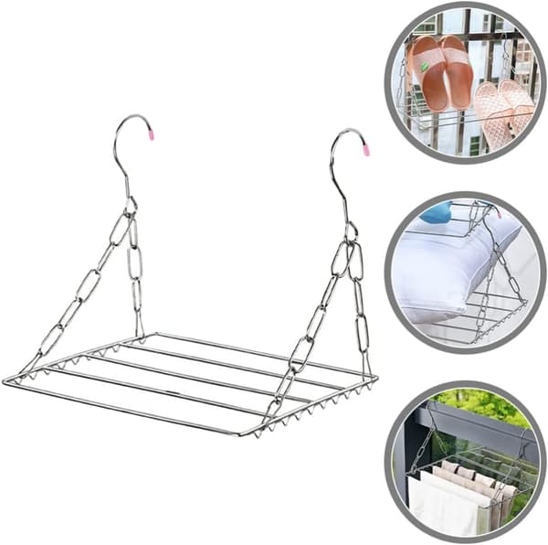 [RM]Hanging Clothes Rack Flat Clothes Dryer Rack for Drying F
