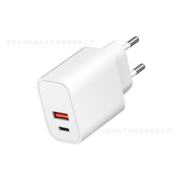 USB C eller Lightning hurtigoplader til iPhone og opladningskabler, 20, 25, 45 og 65W USB C-oplader