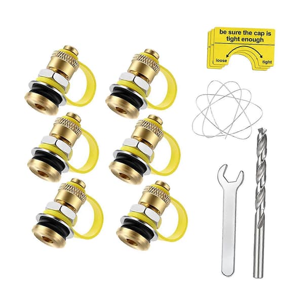 Effektiva ventilationslock Tankar Avgasplugg Burkventiler Lock Plugg Lätt att installera Ersättningslösning Insatsventilationslock