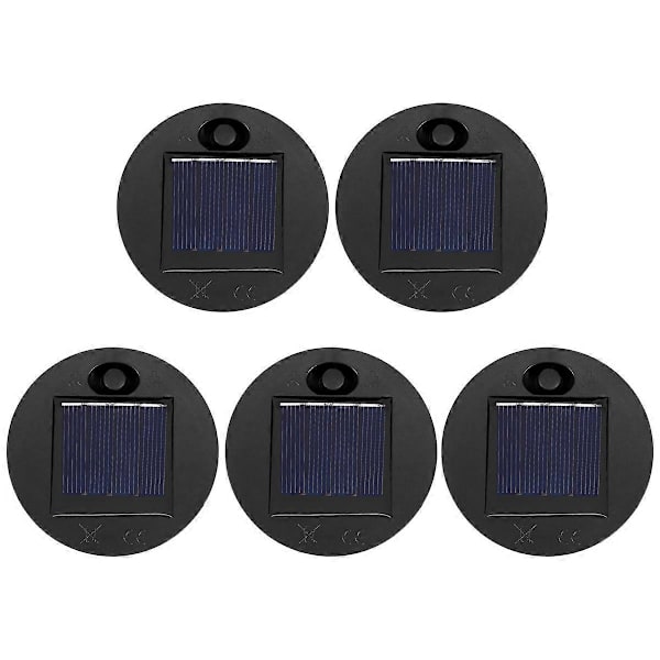 [RM]5-pack Solar Lantern Replacement Tops (Top Size 7cm, Bottom Size 6cm), 7 Lumens Warm White