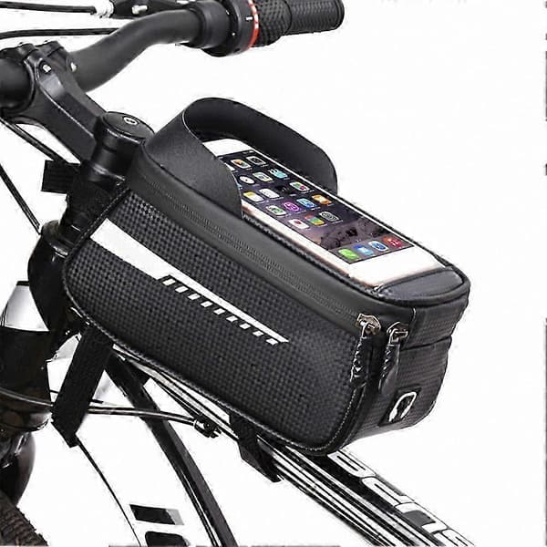 Vandtæt Touchscreen Telefonpose til Mountainbike, Cykelholder til Front Toprør