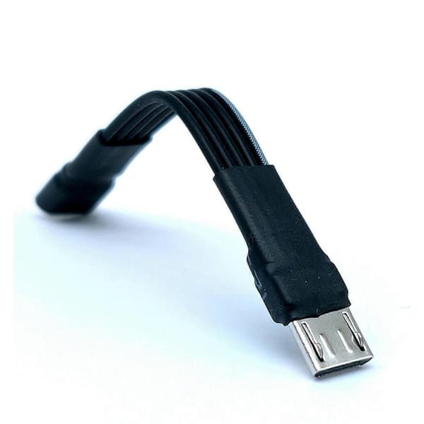 Fleksibelt lille USB-forlængerkabel USB-forlængere Dataoverførselskabel Let at bære ledning til mobile enheder og tilbehør Hvid White