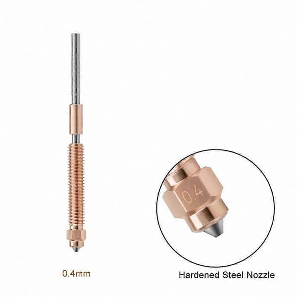 K2 Plus Hotend Kit: Keramisk Varmeblok & Quick-Swap Dyse til 3D-printer