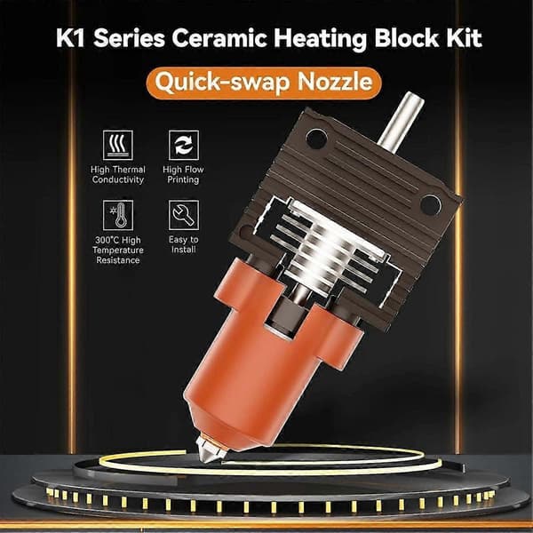 3D-tulostintarvikkeet -10 3 Hotend-sarja 24V 40W Ekstruuderisuutin 0,4 mm