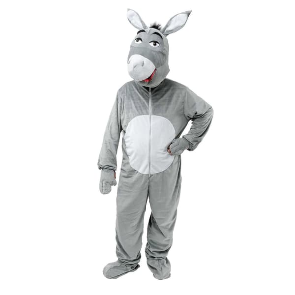 Unisex aikuisten aasi-asu harmaa/valkoinen Grey/White One Size